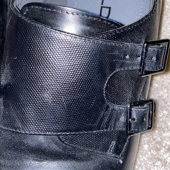 Aldo black leather men shoes 13 - Picture 2 of 8